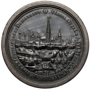 Österreich, Schachmedaille / Brettstein - Victoria von Wien / Schlacht