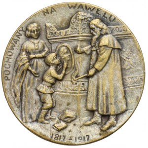 Medal Tadeusz Kościuszko - buried at Wawel 1917