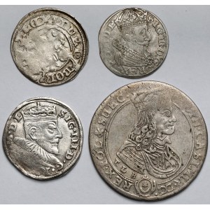 Alessandro Jagellone, Sigismondo III Vasa e Giovanni II Casimiro, dal Mezzogiono all'Orta 1592-1668 - set (4 pz)