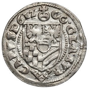 Śląsk, Karol II, 3 krajcary 1612, Oleśnica - wąska kryza