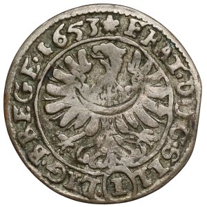 Silesia, Three Brothers, 1 krajcar 1653, Brzeg