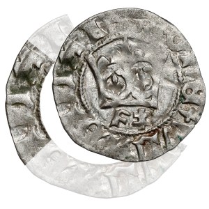 Ladislaus II Jagiello, Half-penny Cracow - WLADILAI error - F‡ marks.