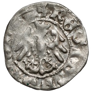 Ladislaus II Jagiello, Half-penny Cracow - WLADILAI error - F‡ marks.