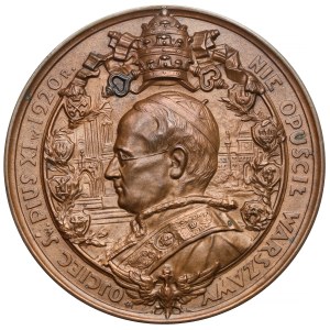 Medal Miracle on the Vistula / Pope Pius XI 1930