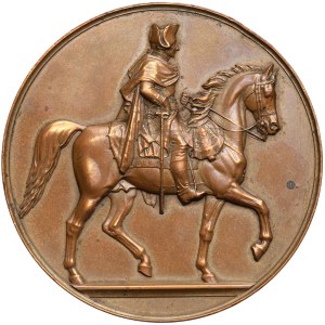 Nemecko, medaila 1851 - Odhalenie jazdeckej sochy Fridricha Veľkého