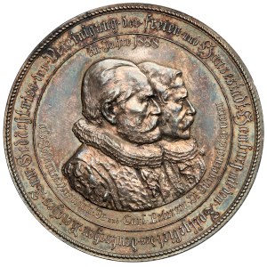 Germany, Hamburg, Medal 1888 - unification of the Hanseatic Free City