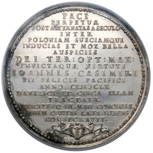 Jan II Kazimierz, Medal Pokój w Oliwie 1660 (Höhn)
