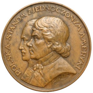 Poland Medal in Tribute to the United States 1926 (Aumiller)