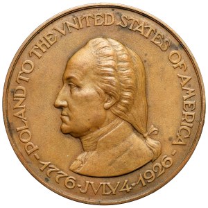 Poland Medal in Tribute to the United States 1926 (Aumiller)