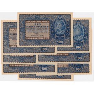 100 mkp 08.1919 - set (8 pezzi)