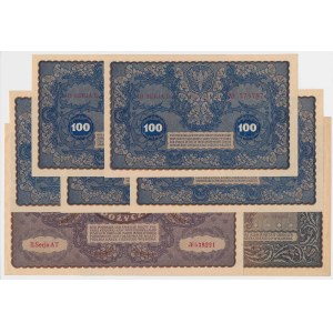 100 and 1,000 mkp 1919 and 5,000 mkp 1920 - set (7pcs)