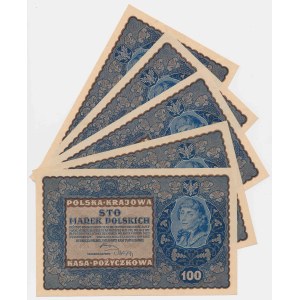100 mkp 1919 - set (5pcs)