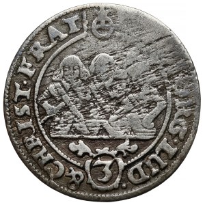Śląsk, Trzej Bracia, 3 krajcary 1658, Brzeg