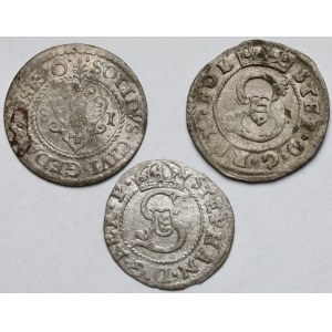 Stefan Batory, Shellacs 1581-1584 - set (3pcs)