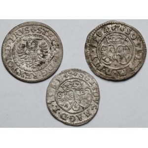 Stefan Batory, Shellacs 1581-1584 - set (3pcs)