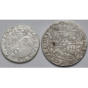 Sigismund III Vasa, Six Pack 1624 and Ort 1622 - set (2pcs)