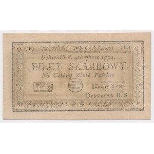 4 oro 1794 - (1)(L)
