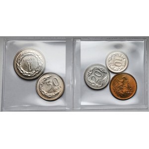 5-50 pennies and 1 zloty 1992 - set (5pcs)