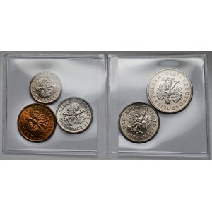 5-50 pennies and 1 zloty 1992 - set (5pcs)
