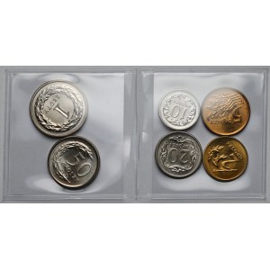 2-50 groszy i 1 złoty 1991 - zestaw (6szt)