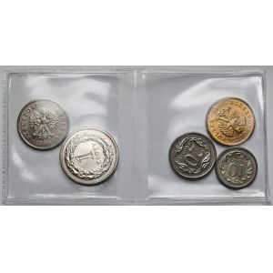 2-50 centesimi e 1 zloty 1990 - set (5 pezzi)
