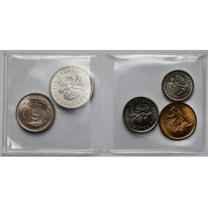 2-50 centesimi e 1 zloty 1990 - set (5 pezzi)