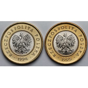 2 gold 1994-1995 - set (2pcs)