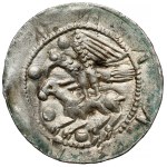 Ladislaus II the Exile, Denarius - eagle and hare - ex. Karolkiewicz