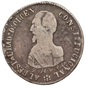 Boliwia, Medal / 2 sole 1863, Potosi - Pierwsza rocznica prezydentury