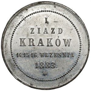 Medal, First Convention of Artists and Writers in Cracow 1883