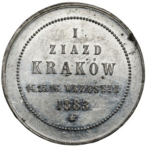 Medal, First Convention of Artists and Writers in Cracow 1883