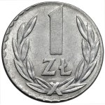 Destrukt 1 złoty 1978 - na krążku 50-GROSZÓWKI - b.rzadki