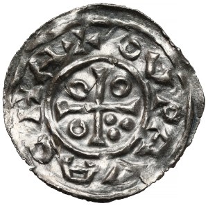 Čechy, Boleslav III (999-1002), denár, Praha