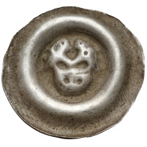 Silesia, Brakteat wide - helmet with two wings