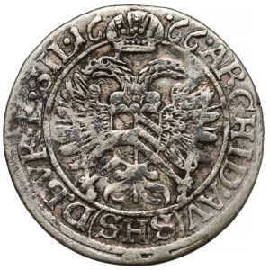 Slesia, Leopoldo I, 3 krajcary 1666 SHS, Wrocław
