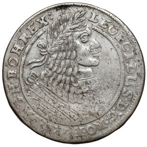 Silesia, Leopold I, 15 krajcars 1661 GH, Wrocław