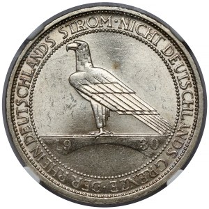 Weimar, 3 Marks 1930-D - Reclaiming the Rhineland
