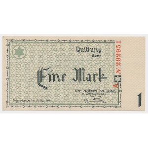 Lodz Ghetto, 1 mark 1940 - series A