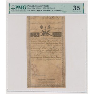 25 zloty 1794 - A - PIETER DE VRIES &amp; COMP-.