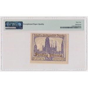 Dantzig, 50 fenig 1919 - violet