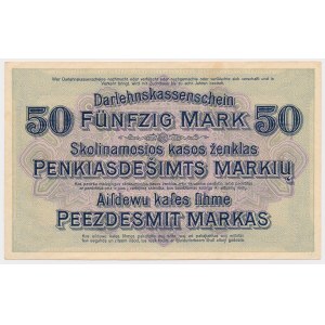 Kowno, 50 marek 1918 - F