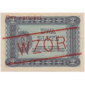2 złote 1925 - WZÓR - bez perforacji