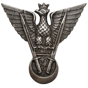 PSZnZ, TOBRUK Badge of the Independent Carpathian Rifle Brigade [3108].