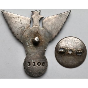 PSZnZ, TOBRUK Badge of the Independent Carpathian Rifle Brigade [3108].