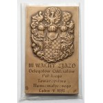 Plakietta, Waclaw I Legnicki - III. congress of PTAiN 1997