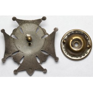 PSZnZ, Badge, 5th Borderland Infantry Division - in SILVER