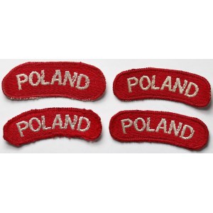 PSZnZ, Aufnäher - POLEN - Satz (4 Stück)