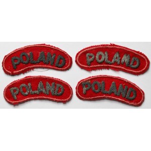 PSZnZ, Aufnäher - POLEN - Satz (4 Stück)