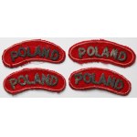 PSZnZ, Patches - POLAND - set (4pcs)