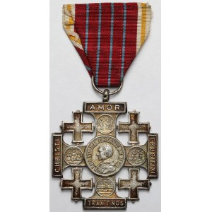 PSZnZ, Jerusalem Kreuz - in Silber und BOX